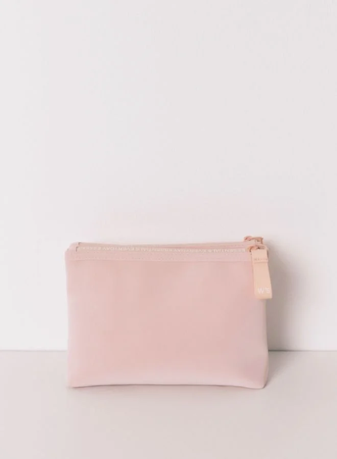 women'secret Medium Pink Rubber Vanity Case