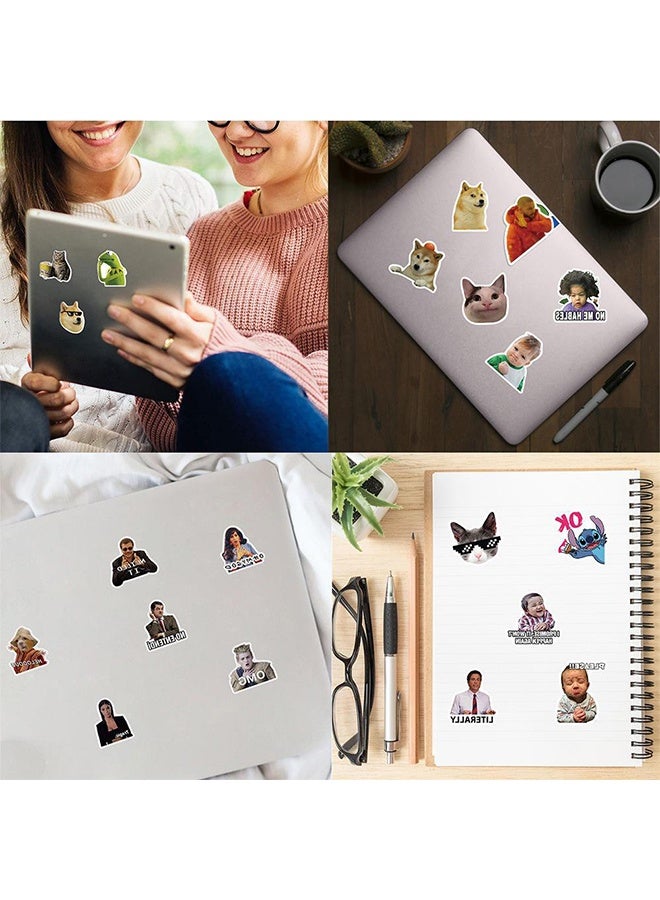 JS 100Pcs Waterproof Stickers for Water Bottle, Laptop, Skateboar, Computer, Phone, Cartoon Stickers for Kids Teens - Image 3