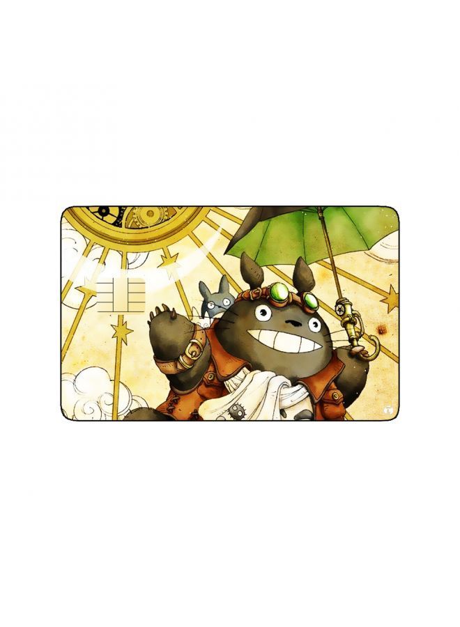 RKN PRINTED BANK CARD STICKER My Neighbor Totoro Anime - Image 2