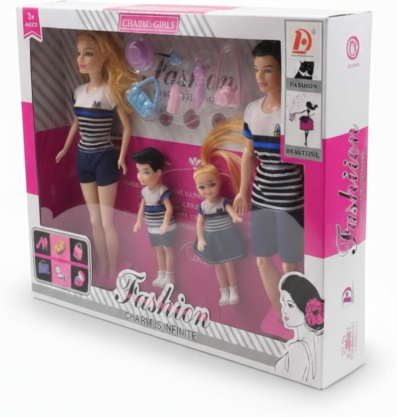 Barbie Lovely Family Doll Set