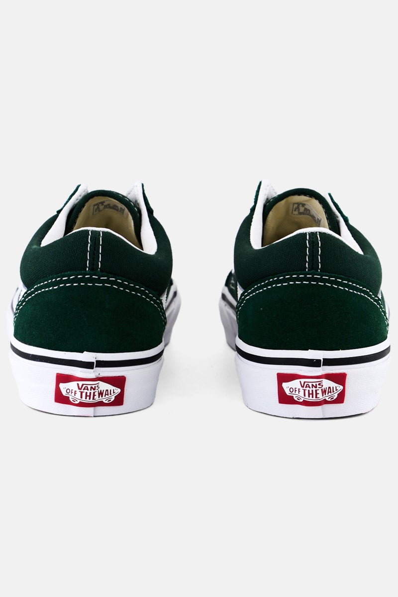 VANS أحذية تزلج للأطفال الأولاد بأسلوب قديم، لاصق، أخضر - Image 2