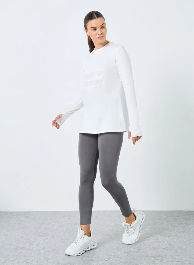 ستايلي اكتيف بلوزة ستيلى بفتحات ليزر أمامية وخلفية