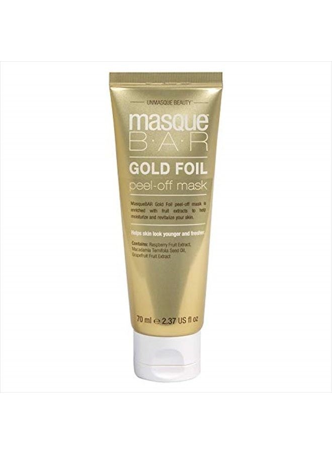 masque Bar Gold Foil Facial Peel Off Mask (70ml/Tube) — Korean Beauty Skin Care Treatment — Clarifies, Treates Pores, Detoxifies, Moisturizes — Skin Cell Renewal, Improves Complexion, Makes It Glowing  - Image 5