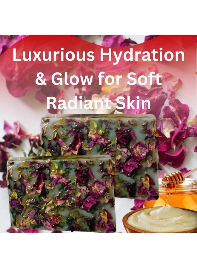 BOTANTICA Rose Petal Soap - Luxury Organic Soap with Shea Butter, Hydrating & Nourishing Formula, Ideal for Men & Women, Gentle for All Skin Types - Image 4