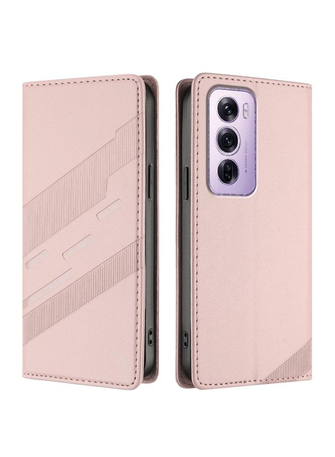 S-TOP Case For OPPO Reno12 Pro 5G Embossed Multi-functional Wallet Retro Leather Phone Case - Image 2