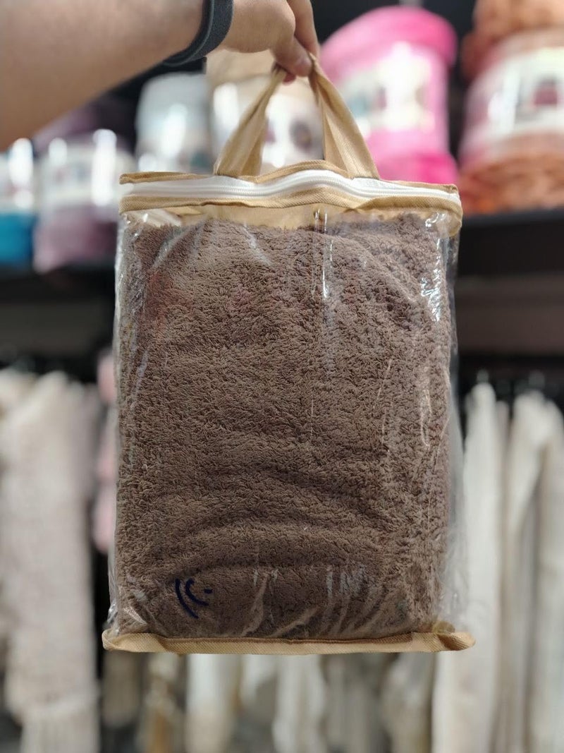 Waterproof Mattress Protector Brown 160cm - Multiple Colors and Sizes Available - Image 1