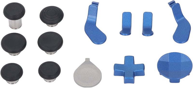 13 in 1Metal Thumbsticks for X Box One Series 2 (Model 1797), Series 2 Core Controllers, Thumbsticks Paddles Joysticks Replacement Parts, 2 Directional Keys & 1 Tool - Image 1