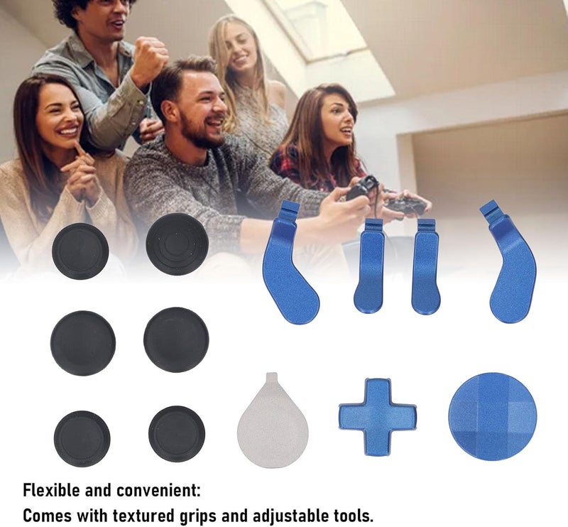 13 in 1Metal Thumbsticks for X Box One Series 2 (Model 1797), Series 2 Core Controllers, Thumbsticks Paddles Joysticks Replacement Parts, 2 Directional Keys & 1 Tool - Image 2