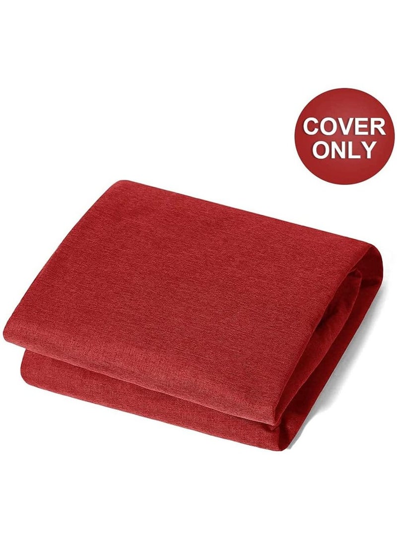 SYOSI Bag Chair Cover, Sofa Bean Bag Sofa Cover, Cloth Cover without Filler, Soft Cotton Linen, Sturdy Zipper Bean Bag Case, Sack Bean Bag for Adults, Kids, Teens  - Image 2