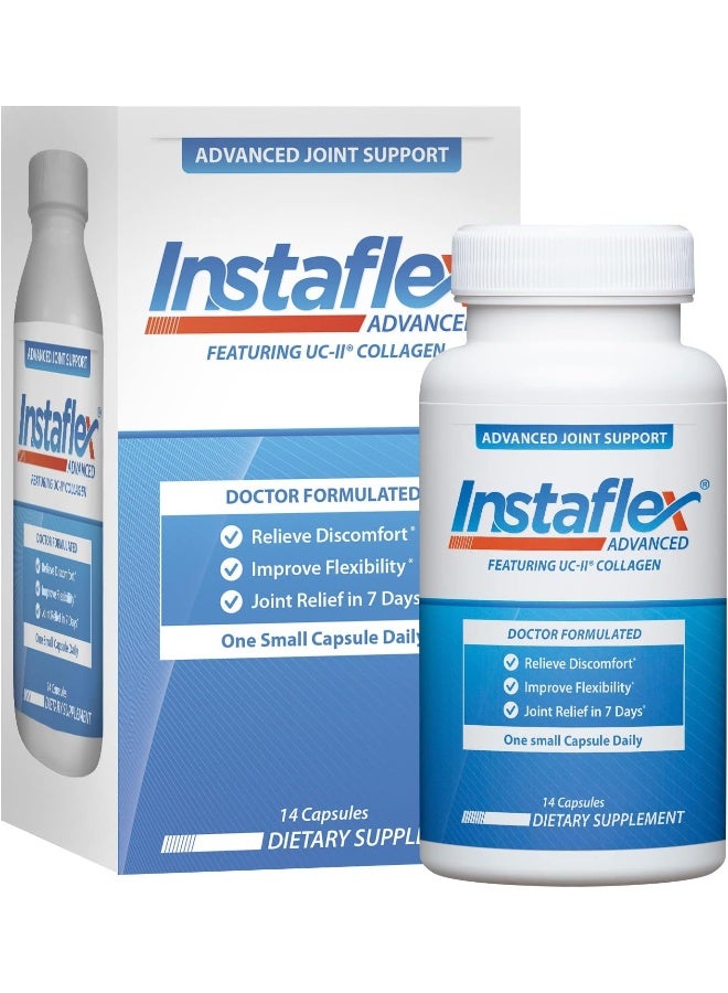 Instaflex Advanced Joint Support - Doctor Formulated Joint Relief Supplement, Featuring Uc-Ii Collagen & 5 Other Joint Discomfort Fighting Ingredients - 14 Count - Image 1