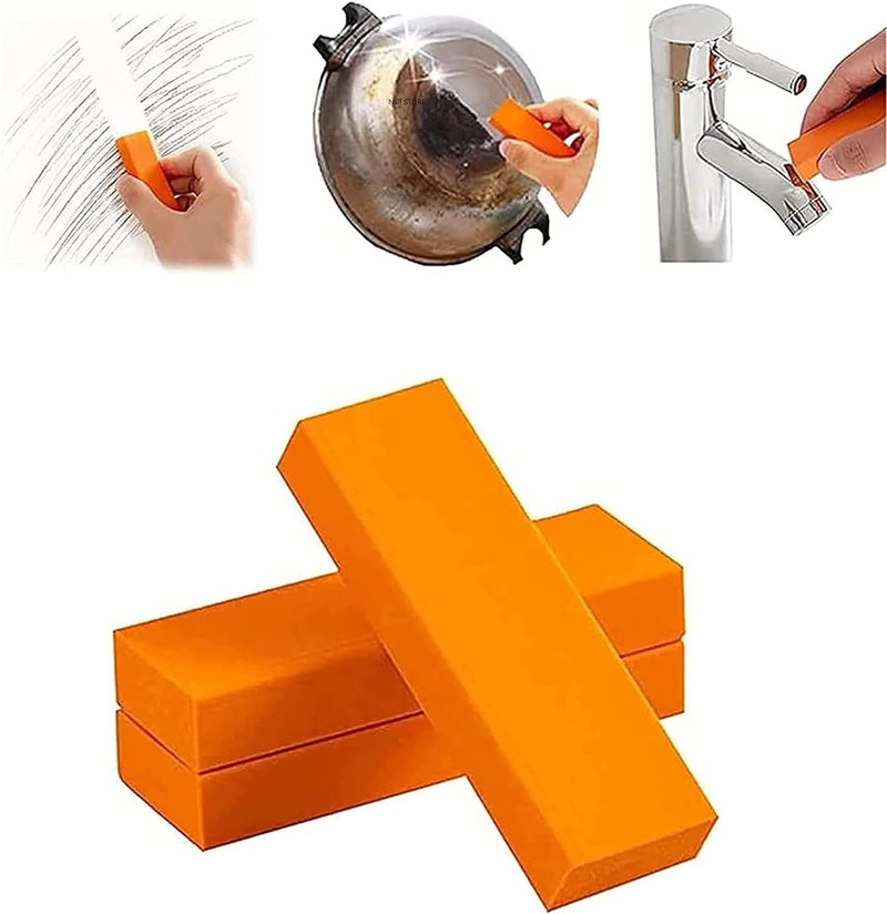 Nexllent Stainless Steel Decontamination Artifact Eraser, 1Pcs Limescale Rust Glass Cleaning Eraser, Magic Stainless Steel Stain Remover Eraser, Rubber Cleaning Eraser for Kitchen & Bedroom - Image 1