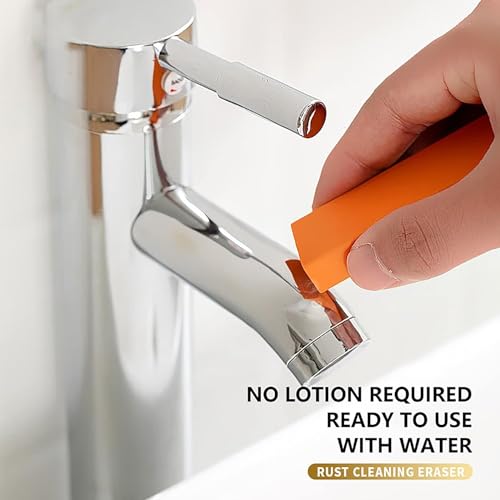 Nexllent Stainless Steel Decontamination Artifact Eraser, 1Pcs Limescale Rust Glass Cleaning Eraser, Magic Stainless Steel Stain Remover Eraser, Rubber Cleaning Eraser for Kitchen & Bedroom - Image 2