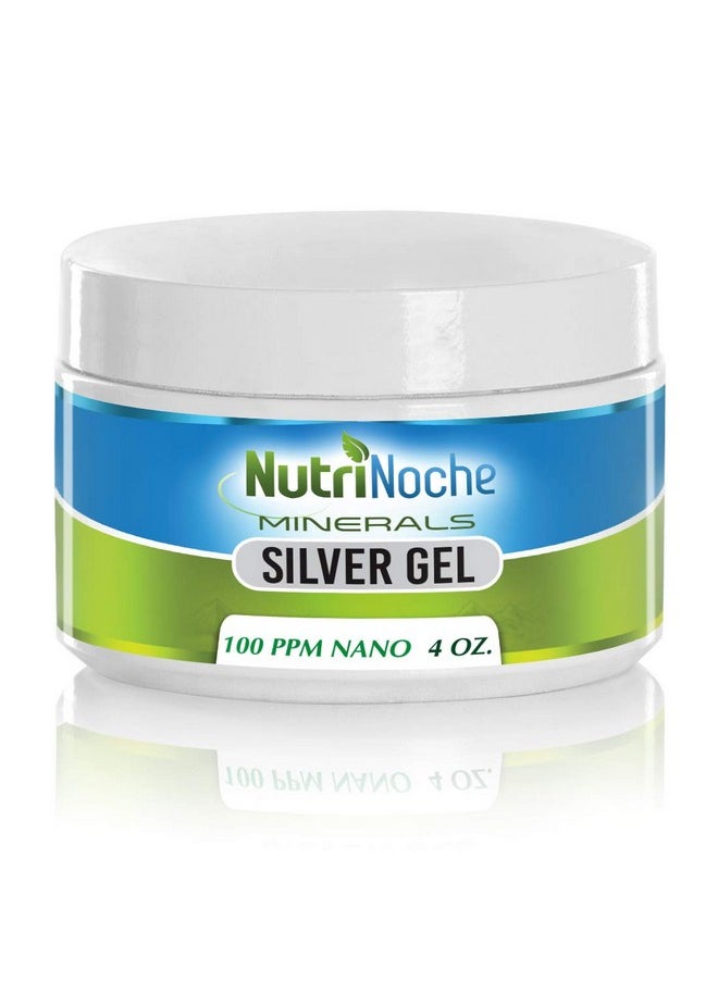 NutriNoche - Colloidal Silver Gel 100 Ppm Colloidal Silver Gel (4Oz) Soothing And Cooling Of Sunburns Razor Burn And Skin Burns - Image 1