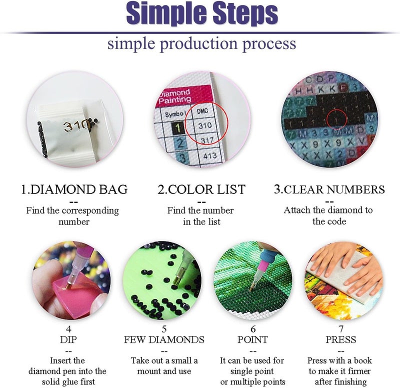 WUDWL Square Diamond Painting Kits Square Drill Diamond Painting,Square Diamond Art,Butterfly Tree DIY Gem Art Kits for Adults and Crafts for Gifts and Home Wall Decor 12x16inch - Image 5