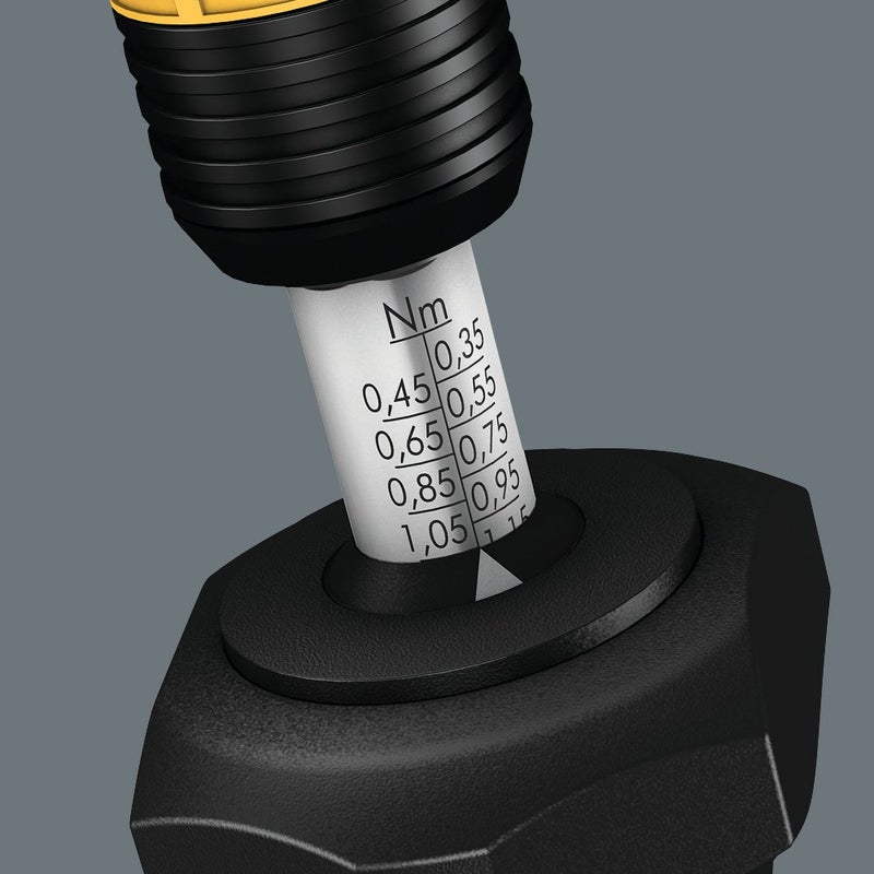 Wera 05074731001 Kraftform ESD 7441 Hexagon Torque Screwdriver, 1/4" Head, 1.2-3.0 Nm Variable Torque Adjustment Range - Image 5