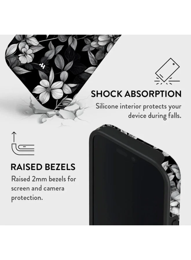 Mobcos Mobcos iPhone 17 Pro Max Sketch Floral Mobcos iPhone 17 Pro Max Sketch Floral Premium Case Compatible with Hybrid Dual-Layer Hard Shell + Silicone Protection - Scratch-Resistant Shockproof Mobile Cover  | Best Price UAE