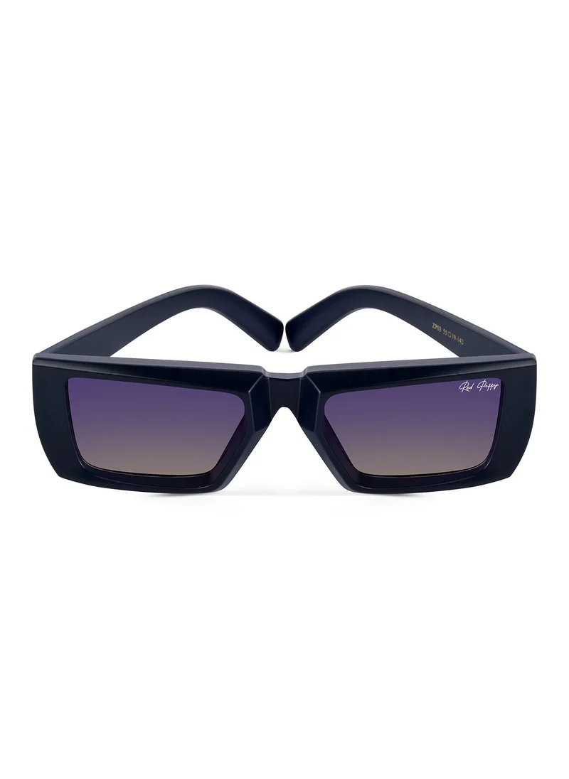Woggles Red Pappy Lune Blue Rectangle Sunglasses