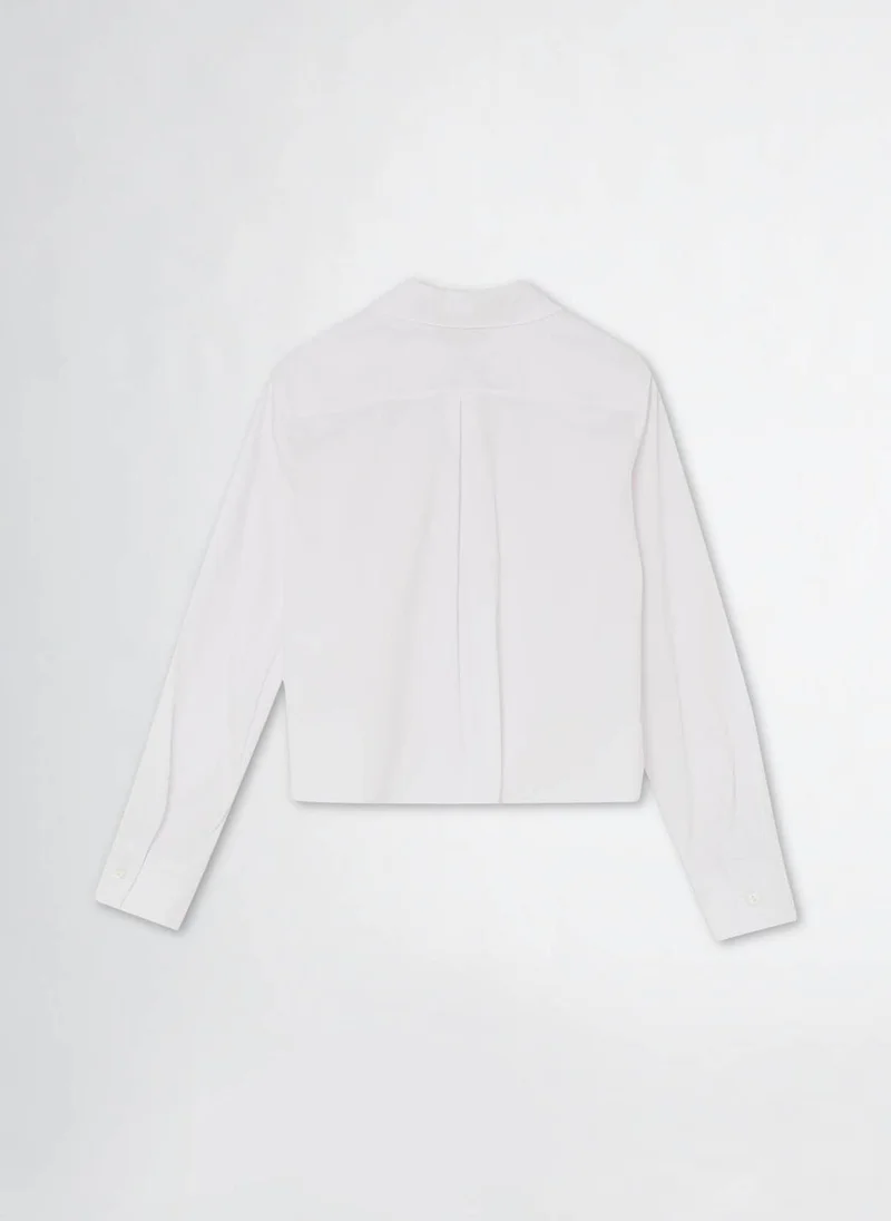 ليو جو Rhinestone Shirt