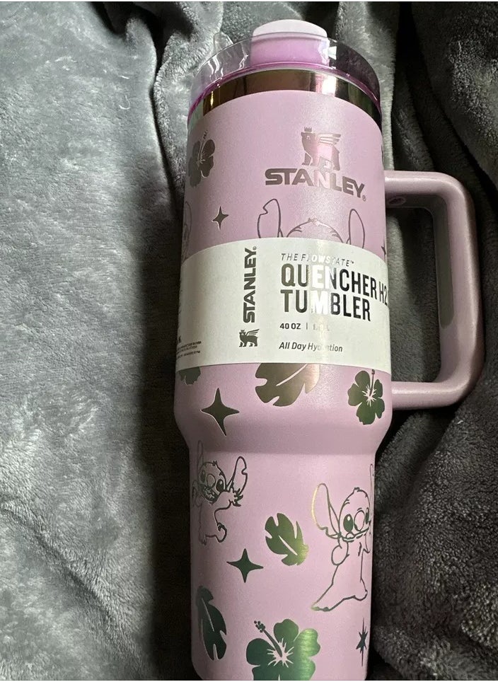 Stanley - Downy stitch Stanley Tumbler 40 Oz Quencher H2.0 FlowState - Image 1
