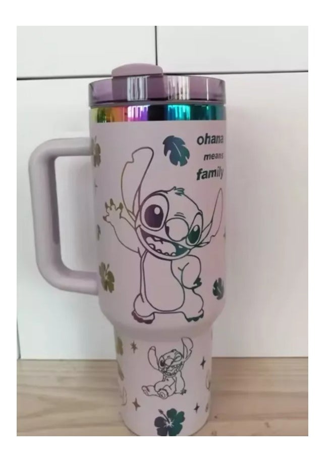 Stanley - Downy stitch Stanley Tumbler 40 Oz Quencher H2.0 FlowState - Image 1