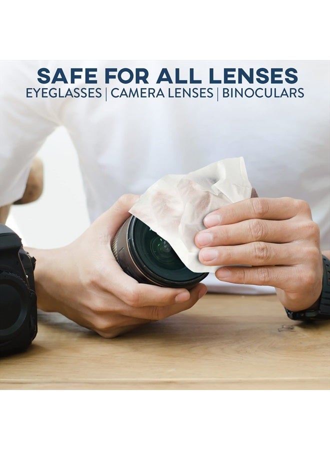 Care Touch Lens Cleaning Wipes for Eyeglasses, 210ct - Individually Wrapped, Eye Glass Cleaning, Lens Wipes for Glasses/Sunglasses, Packaging May Vary - Image 3