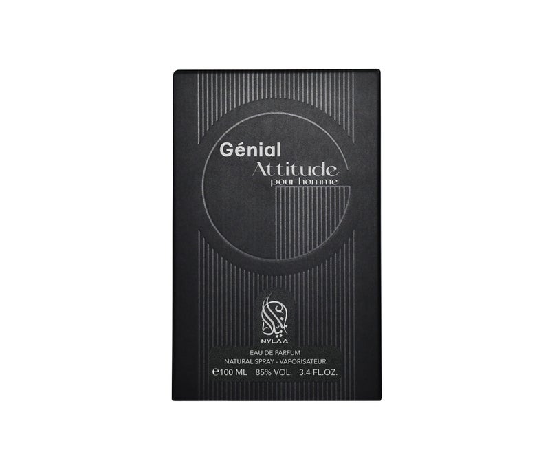 NYLAA Genial Attitude Eau De Parfum(EDP) 100ML | Premium Perfume for Men | Long Lasting Fragrance | Daily Use Perfume - Image 3