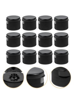 Y&D SYOSI, 40pcs Bottle Replacement Caps, Reusable Plastic Water Lid, Top Push Pull Non Spill Flip Cap for Lotion Camping Sports  - Image 5