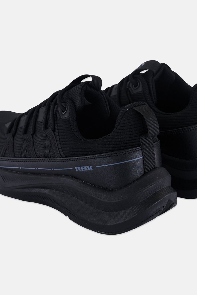 RBX Men Lace Up Training Shoes, Black  - Image 3