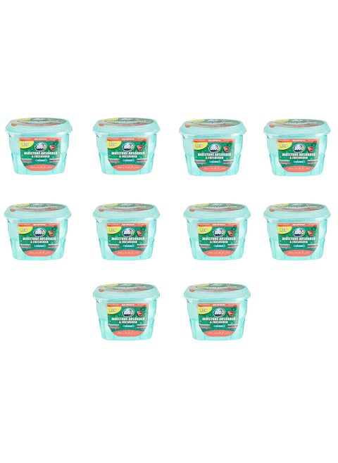 Big D Moisture Absorber & Freshener Cool Marine – Pack of 10 | Long-Lasting Odor & Moisture Control