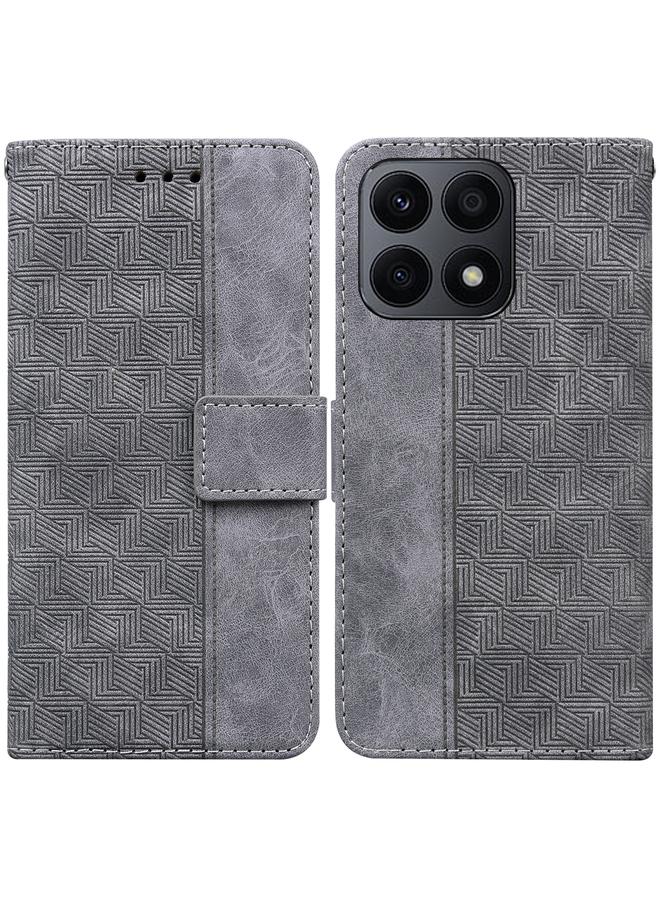 جرين تايجر جراب هاتف Honor X8a من الجلد المنقوش هندسيًا - Image 1