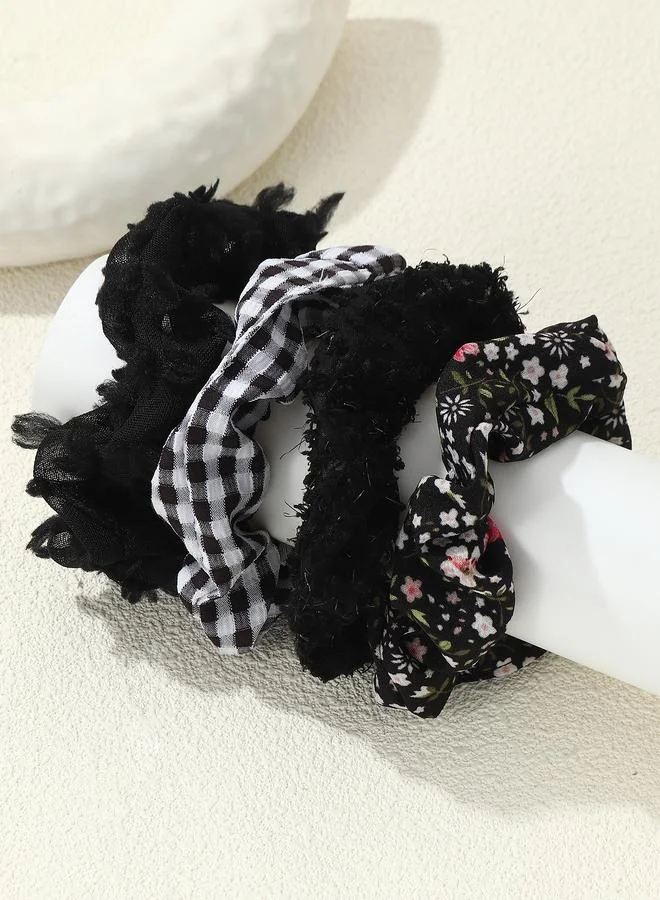 تايك تو Set of 4 - Assorted Scrunchies