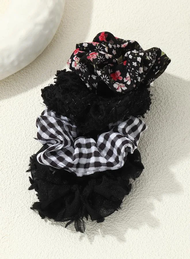 تايك تو Set of 4 - Assorted Scrunchies