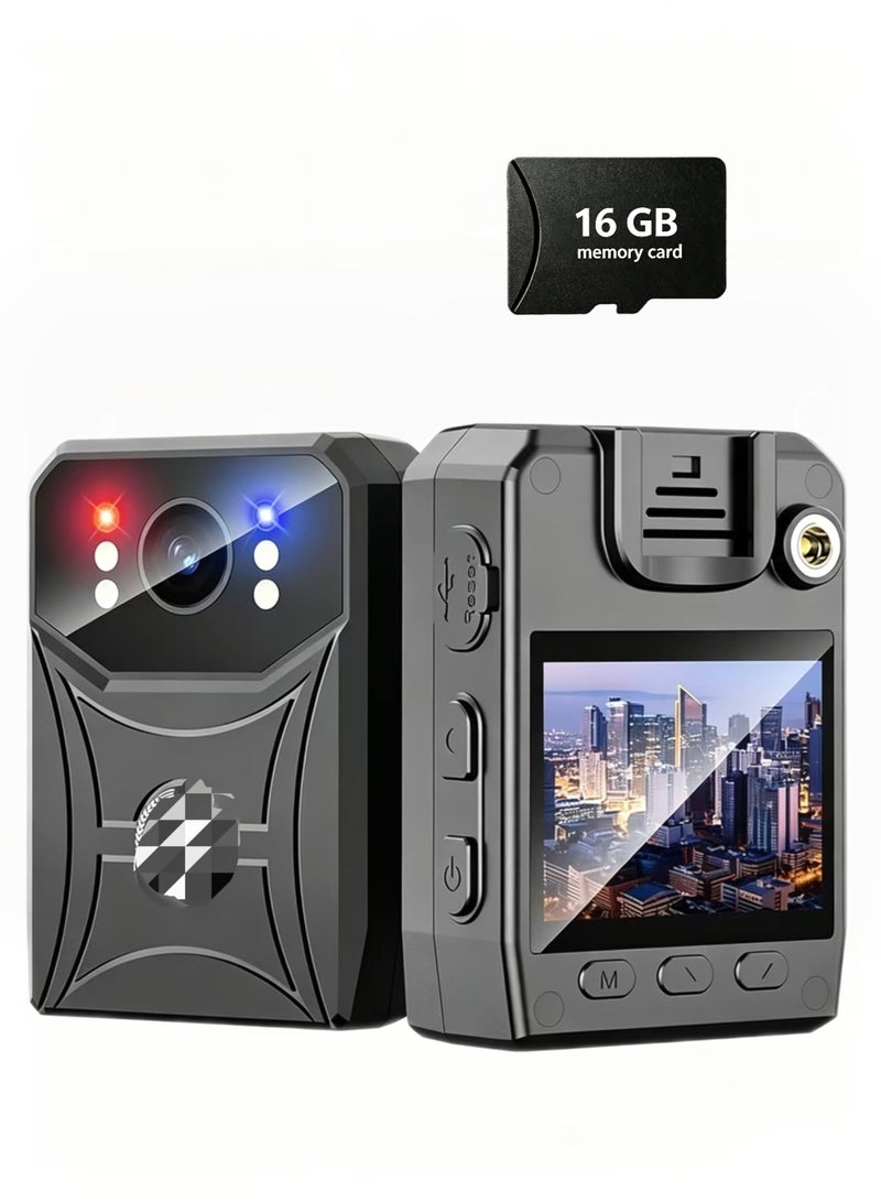 HD Sports Camera 4K Pocket Camera Handheld Vlog Camera Outdoor Cycling Recorder Camcorder with  128 Memory Card - Image 1