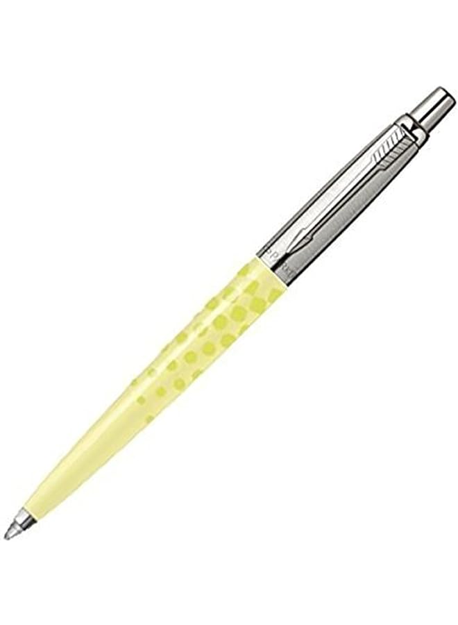 PARKER 6463 Jotter 2013 Special Edition Ballpoint Pen Yellow Dots  - Image 1