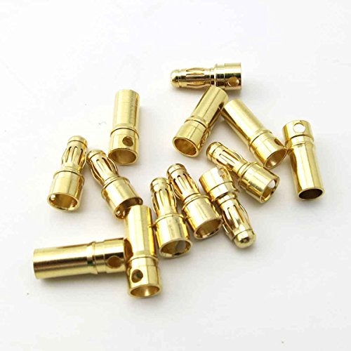 yueton 30Pairs 3.5mm Male Female Banana Plug Bullet Connector Replacements - Image 3