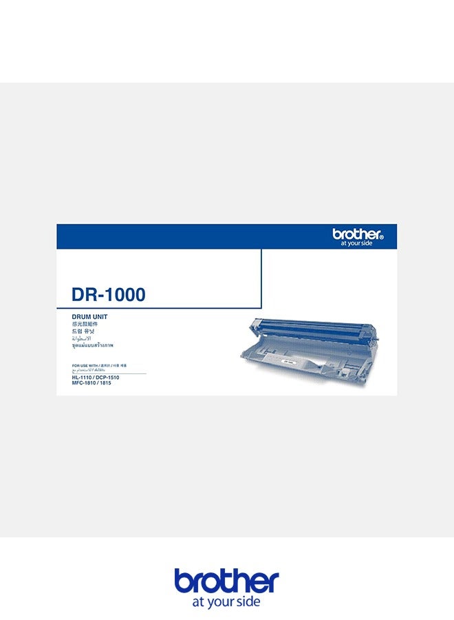 Brother DR-1000 Drum Unit - Original Black Imaging Drum for Reliable Laser Printing  - Image 2