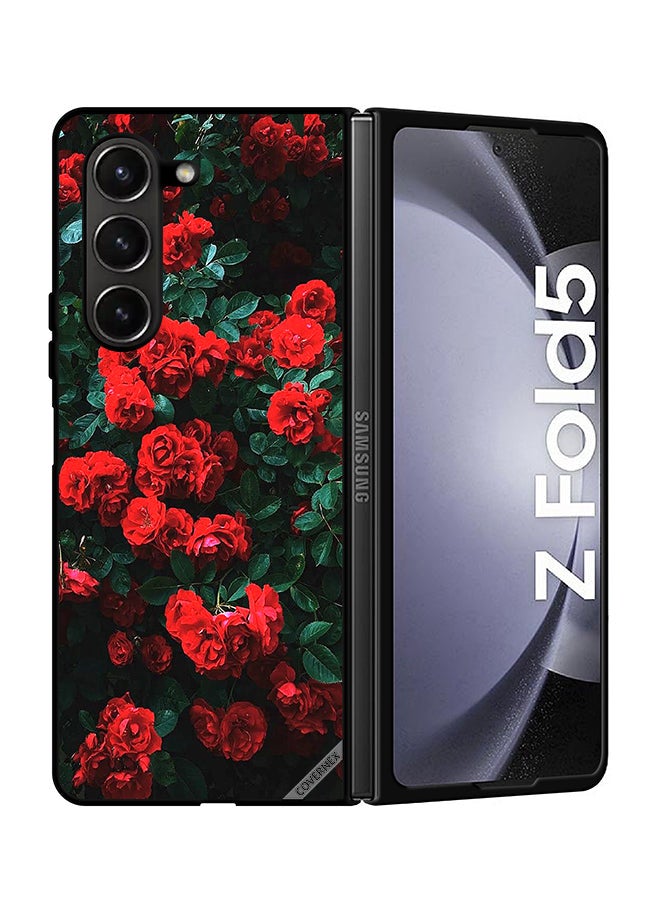 Covernex Protective Case Cover For Samsung Galaxy Z Fold 5 Garden Of Roses - Image 1