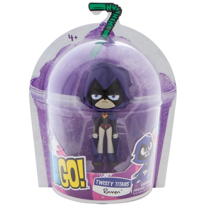 DC Comics Teen Titans Go! Twisty Titans, Raven, Flexible Action Figure, Kids Toys for Boys and Girls 4 and Up - Image 2