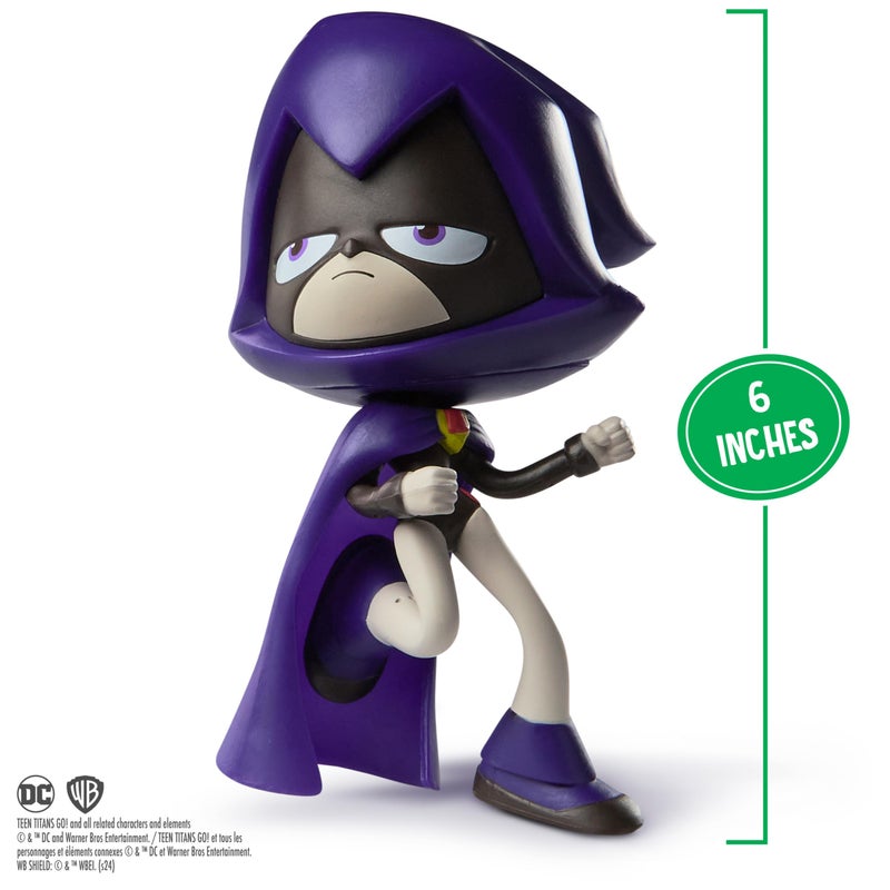DC Comics Teen Titans Go! Twisty Titans, Raven, Flexible Action Figure, Kids Toys for Boys and Girls 4 and Up - Image 5