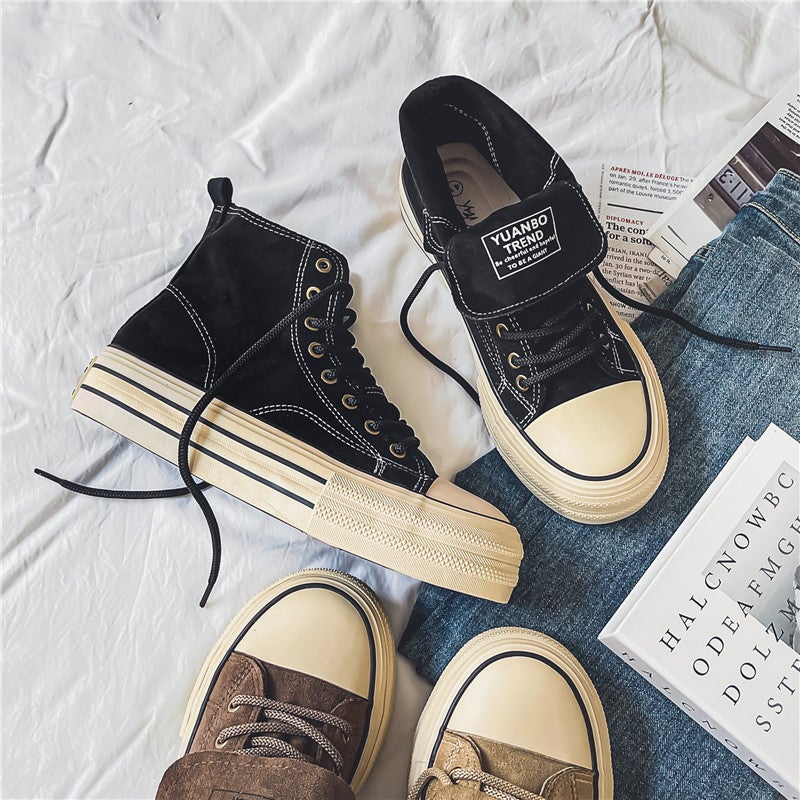 Unisex High Top Canvas Sneakers - Image 3