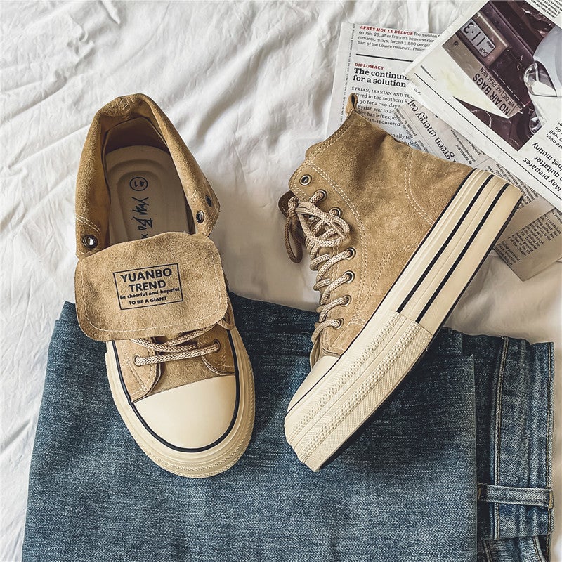 Unisex High Top Canvas Sneakers - Image 2