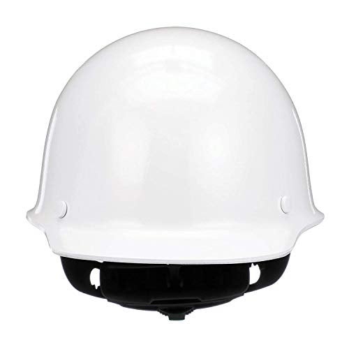 MSA 475396 Skullgard Cap Style Safety Hard Hat with Fas-Trac III Ratchet Suspension | Non-slotted Cap, Made of Phenolic Resin, Radiant Heat Loads up to 350F - Standard Size in White - Image 3