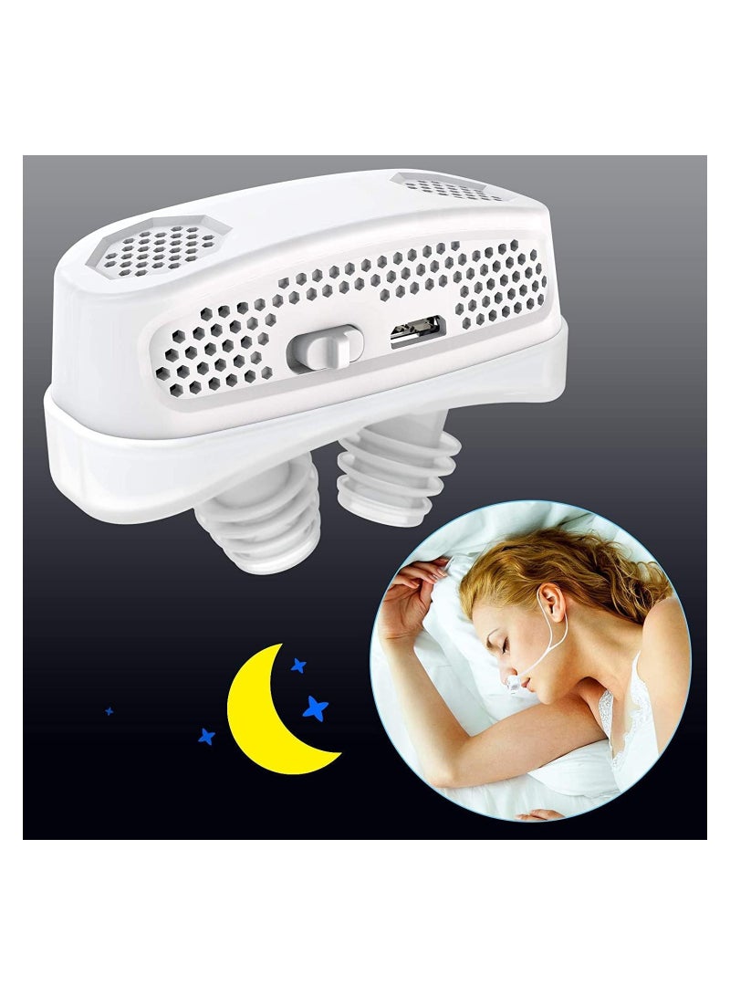 KASTWAVE Snore Stopper Anti Snoring, KASTWAVE Nose Vent Plug, Snoring Solution Nasal Dilator Snore Stopper Sleep Aid for Women Men (White) - Image 1