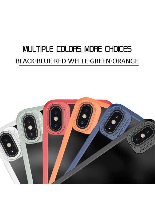 S-TOP Case For iPhone XS Max MG Series Carbon Fiber TPU + Clear PC Four-corner Airbag Shockproof Case - Image 2