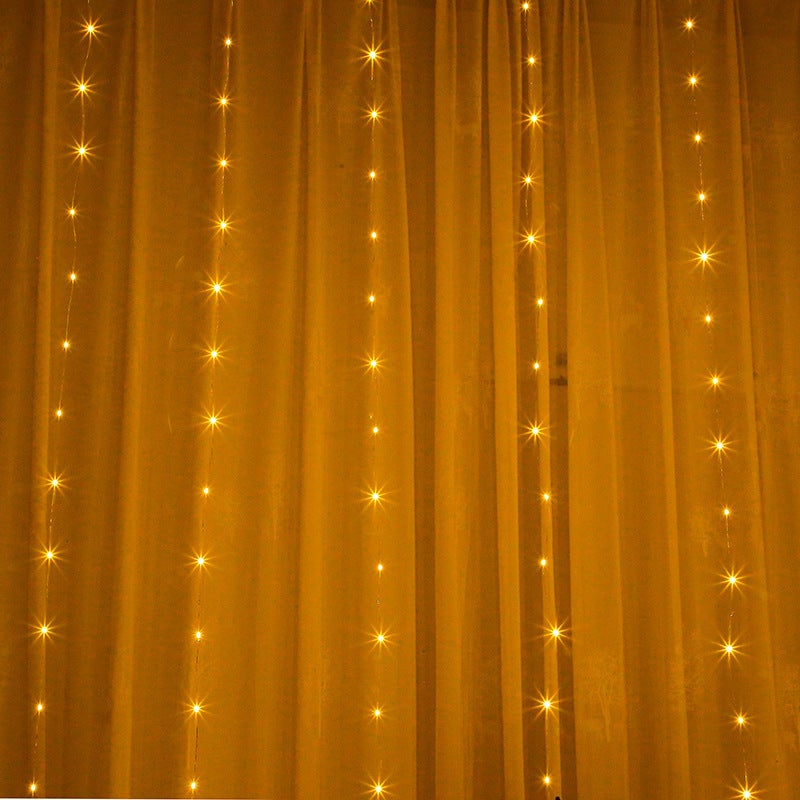 Copper Curtain Lamp Usb With Remote Control Room Window Decoration  Lights - Image 4