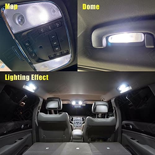 ENDPAGE 13-Pieces Challenger Interior LED Light Kit Package for Dodge Challenger 2008 2009 2010 2011 2012 2013 2014 2015 2016 2017 2018 2019 2020 + License Plate Lights, Install Tool - Image 5