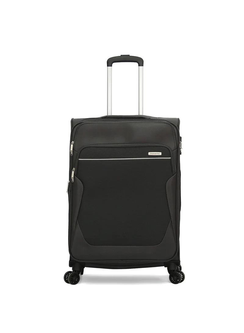 ترافلايت travelite softside luggage trolley bag 3 pieces set,dark grey