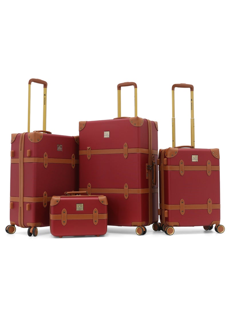 SONADA Premium Hardshell Luggage Set with Spinner Wheels | Durable Travel Suitcase with TSA Lock,Burgundy - Image 1