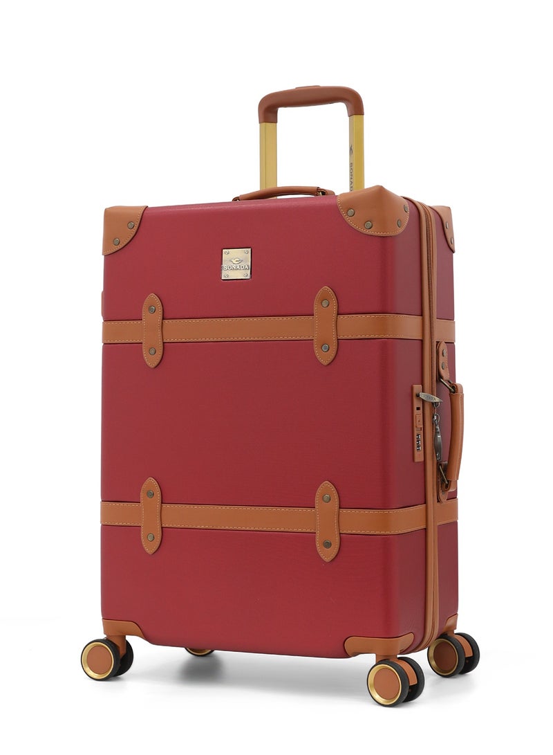 SONADA Premium Hardshell Luggage Set with Spinner Wheels | Durable Travel Suitcase with TSA Lock,Burgundy - Image 3