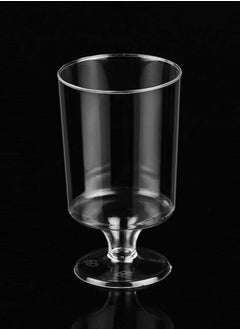 Y&D 100 Piece Mini Dessert Cups, 100ml Plastic Round Pastry Clear Parfait Appetizer Reusable Pudding Mousse Party Serving Bowls (8.6 x 5 cm)  - Image 4
